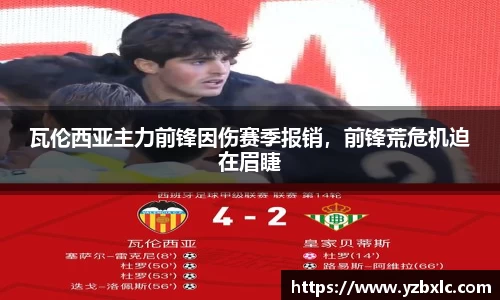 瓦伦西亚主力前锋因伤赛季报销，前锋荒危机迫在眉睫