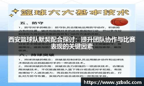西安篮球队默契配合探讨：提升团队协作与比赛表现的关键因素