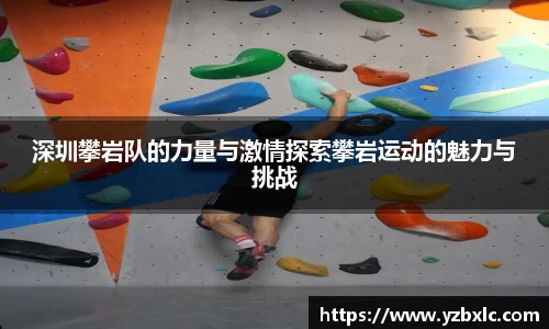 深圳攀岩队的力量与激情探索攀岩运动的魅力与挑战